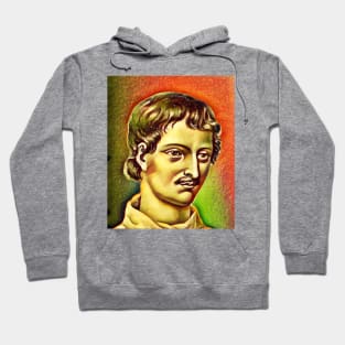 Giordano Bruno Snow Portrait | Giordano Bruno Artwork 15 Hoodie